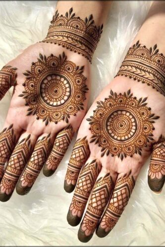 Brown-Color-Pakistani-Mehndi-Design